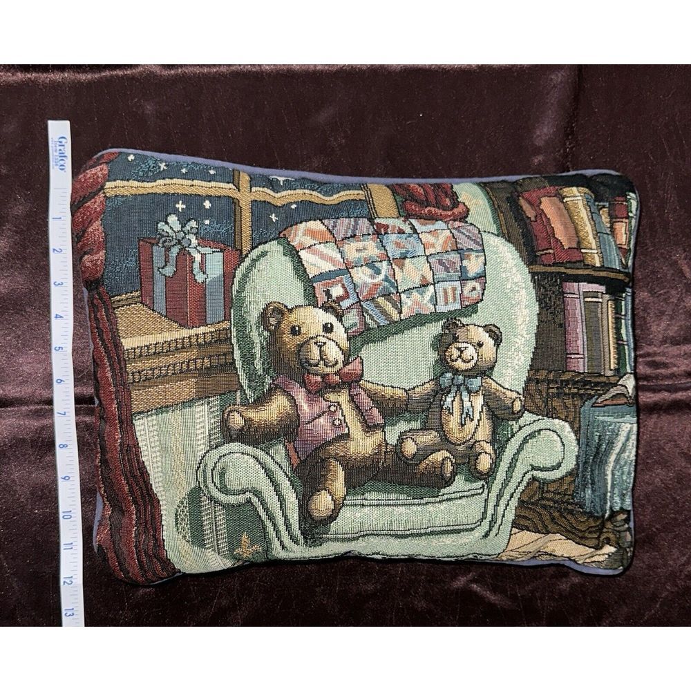 The Bears Den Tapestry Couch Pillow 15x10